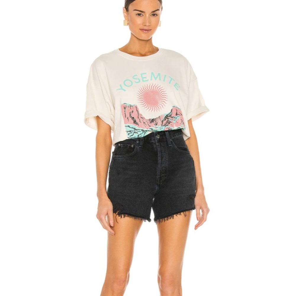 Agolde Riley jean shorts